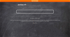 Desktop Screenshot of post2vps.info